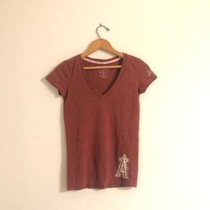 MLB Pink colab Los Angeles Angels T-shirt